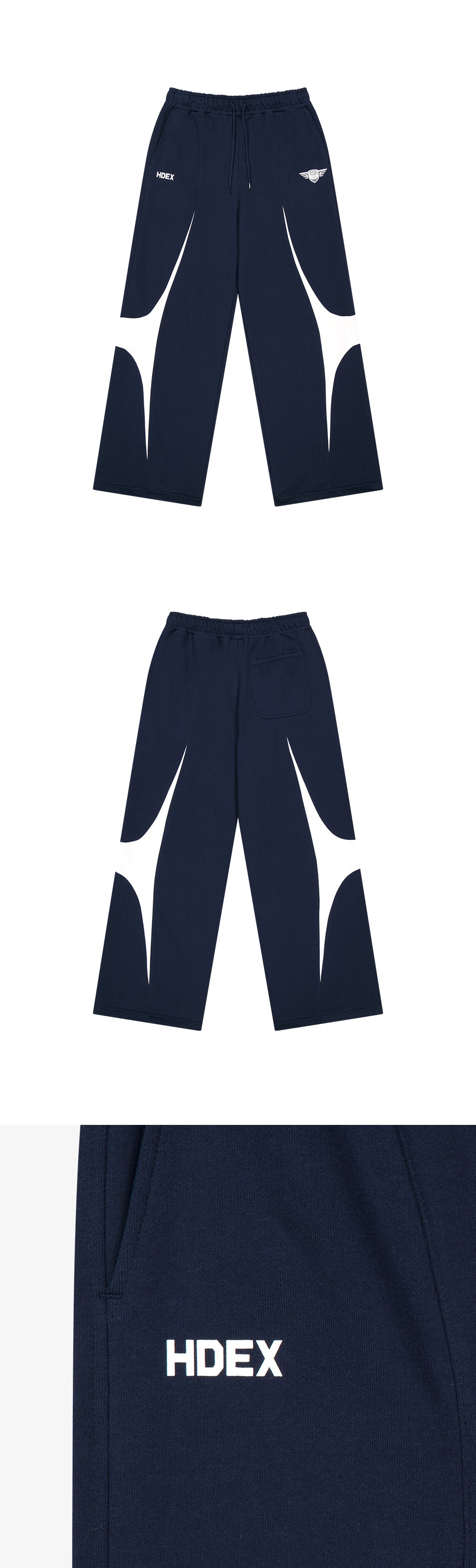 Winged Logo Color Block Sweat pants