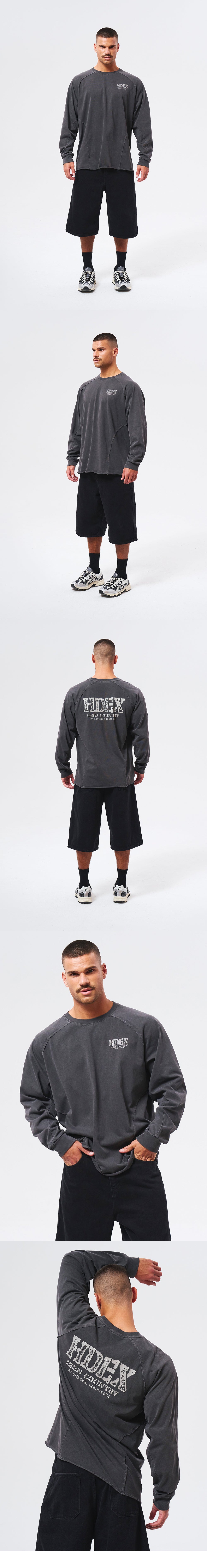 Core Back Logo Pigment Long Sleeve