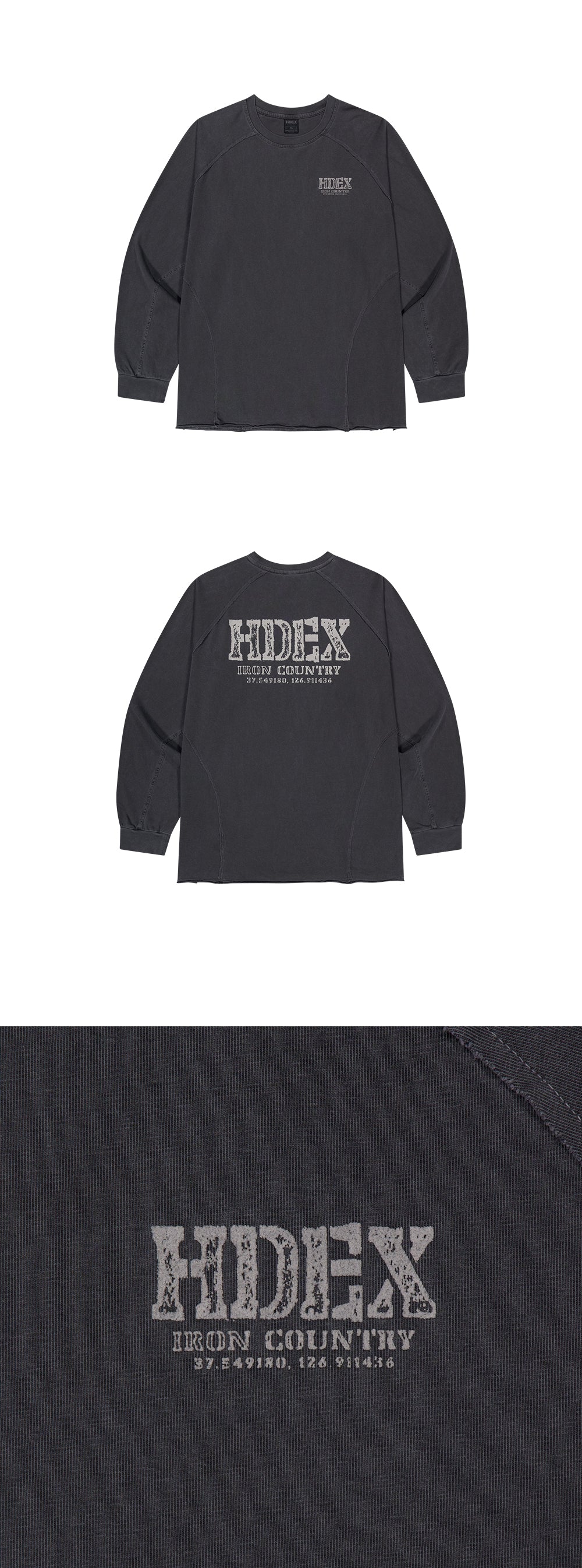Core Back Logo Pigment Long Sleeve