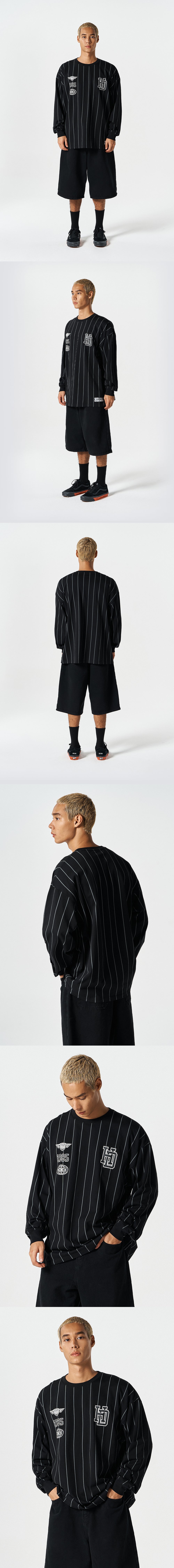 Stripe Sports Long Sleeve