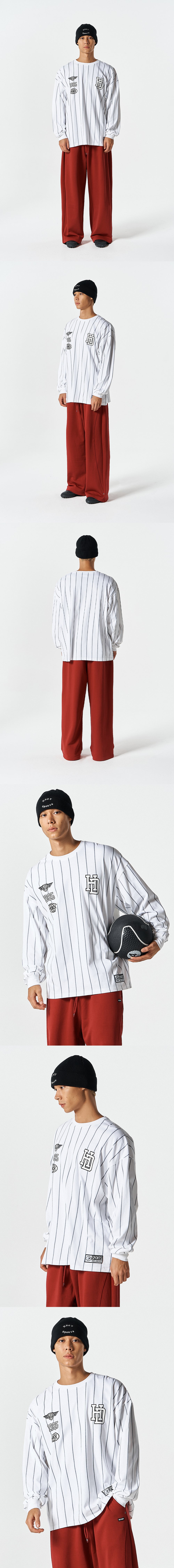 Stripe Sports Long Sleeve