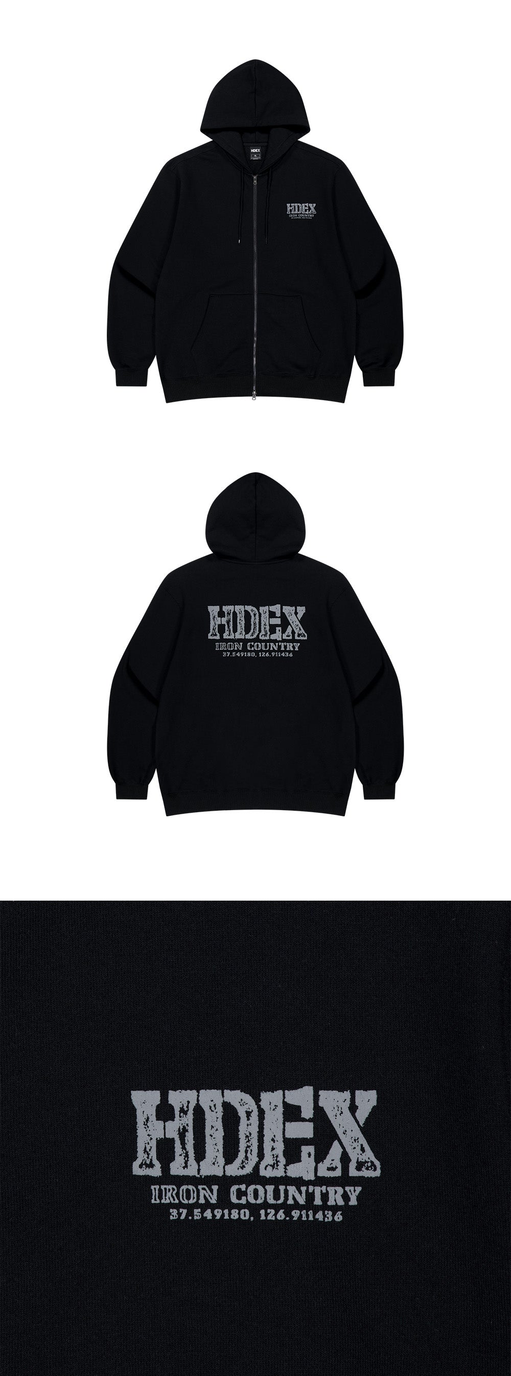 Core Back Logo Hoodie Zip-up