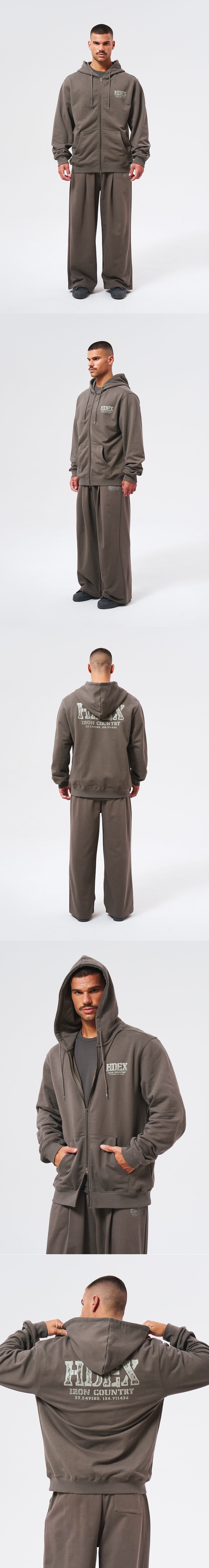 Core Back Logo Hoodie Zip-up