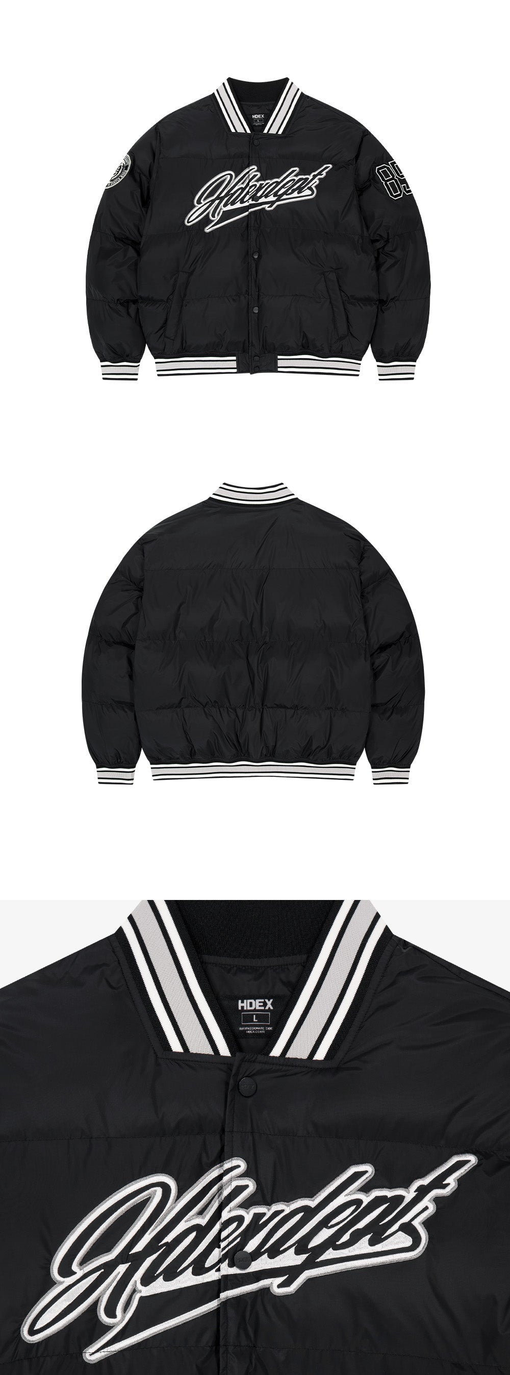 Padded Baseball Puffer Jacket