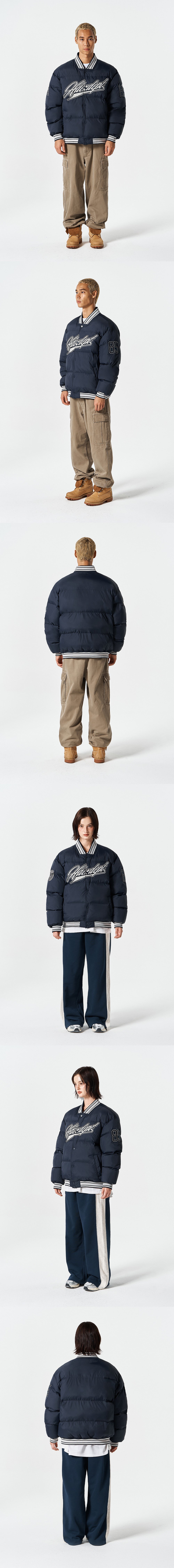 Padded Baseball Puffer Jacket