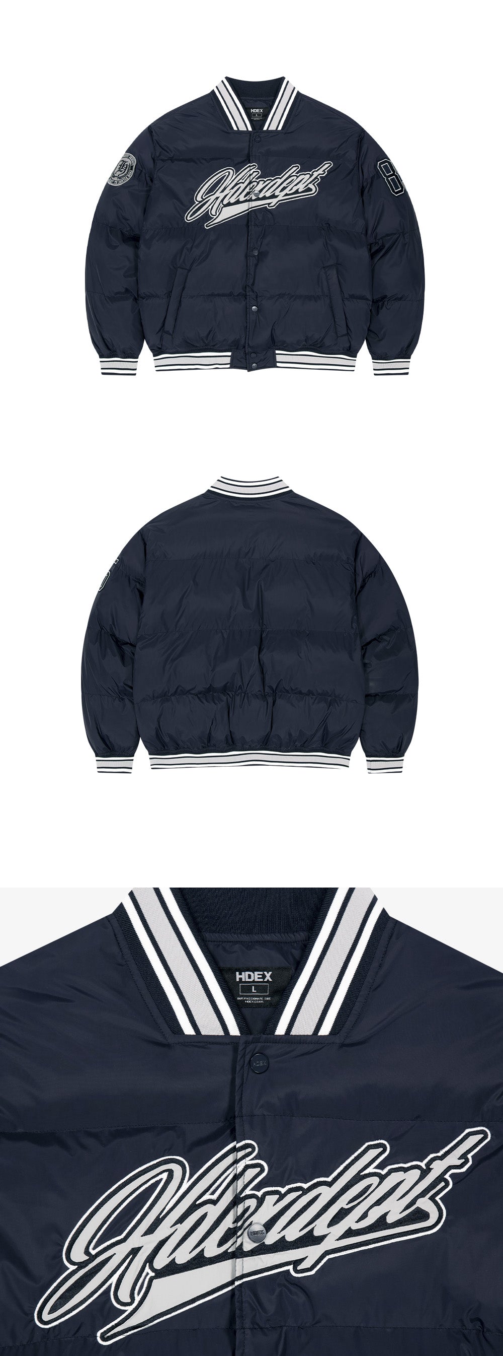 Padded Baseball Puffer Jacket