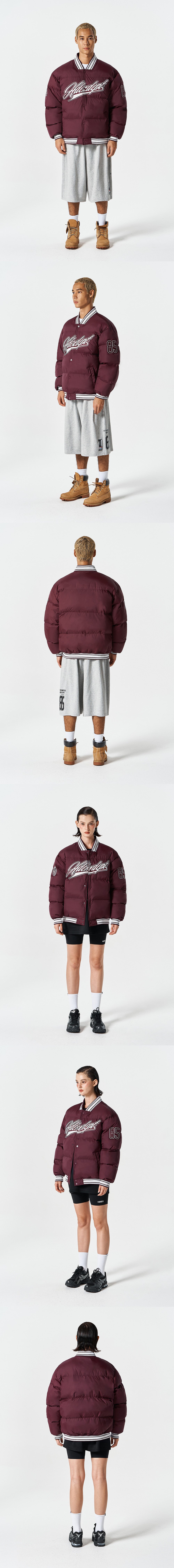 Padded Baseball Puffer Jacket