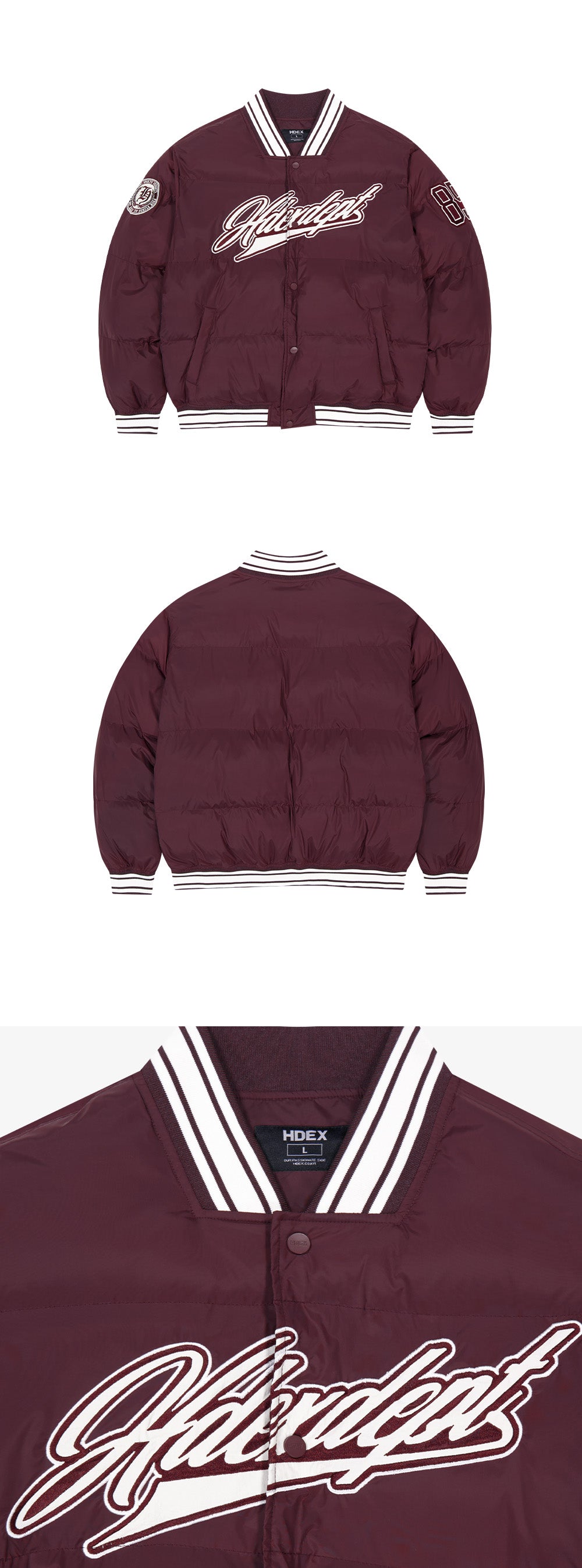 Padded Baseball Puffer Jacket