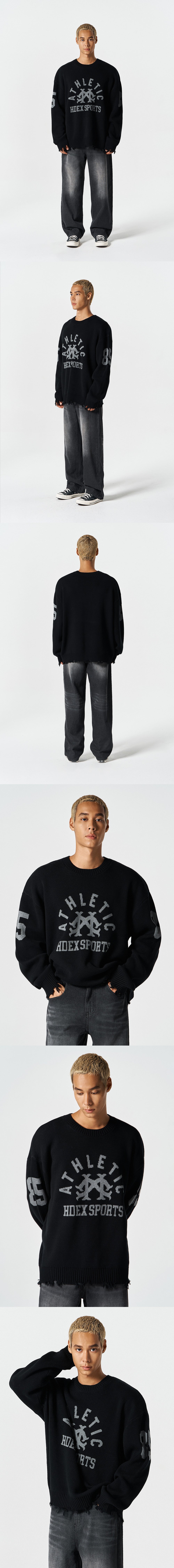 Rugby Knit Sweat Shirt