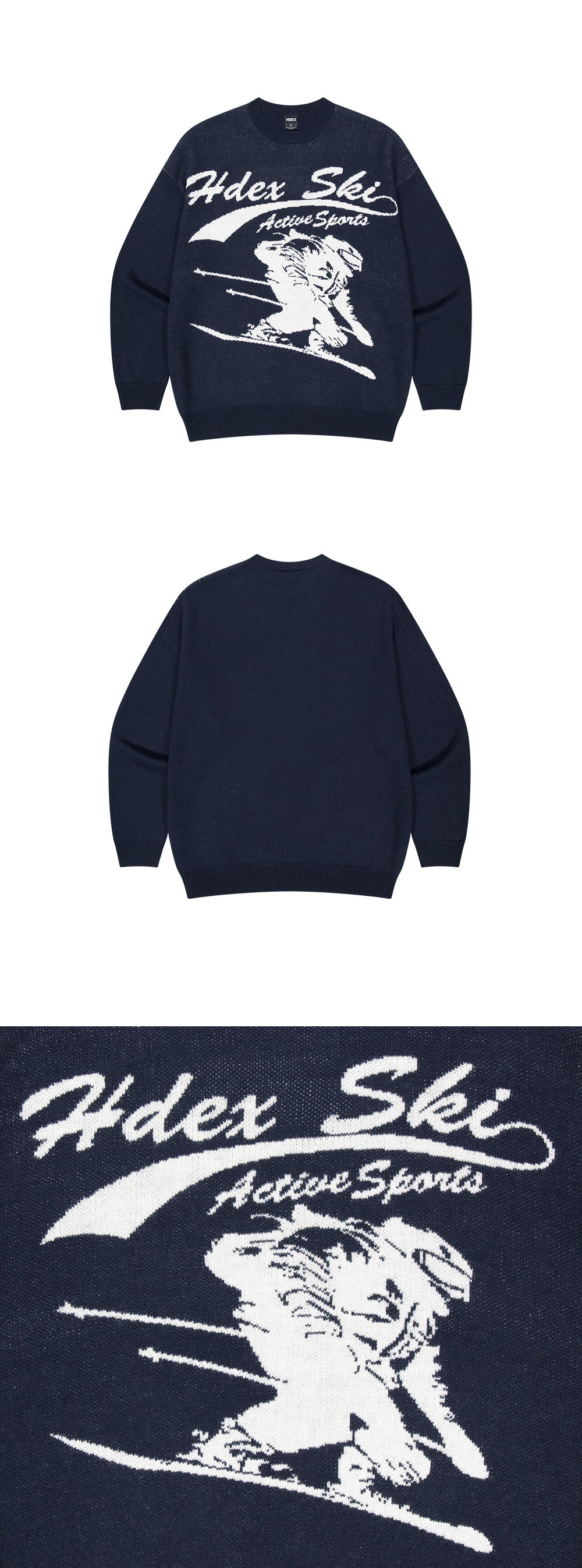 Over Fit Ski Knit