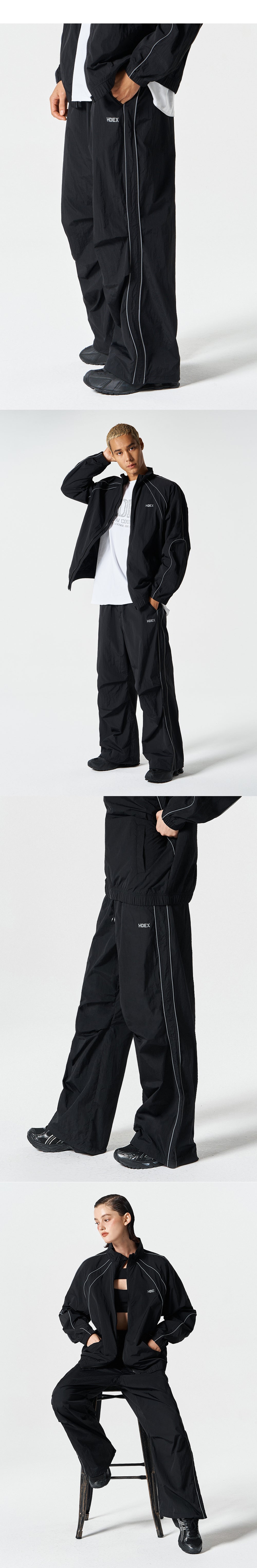Piping Nylon Pants