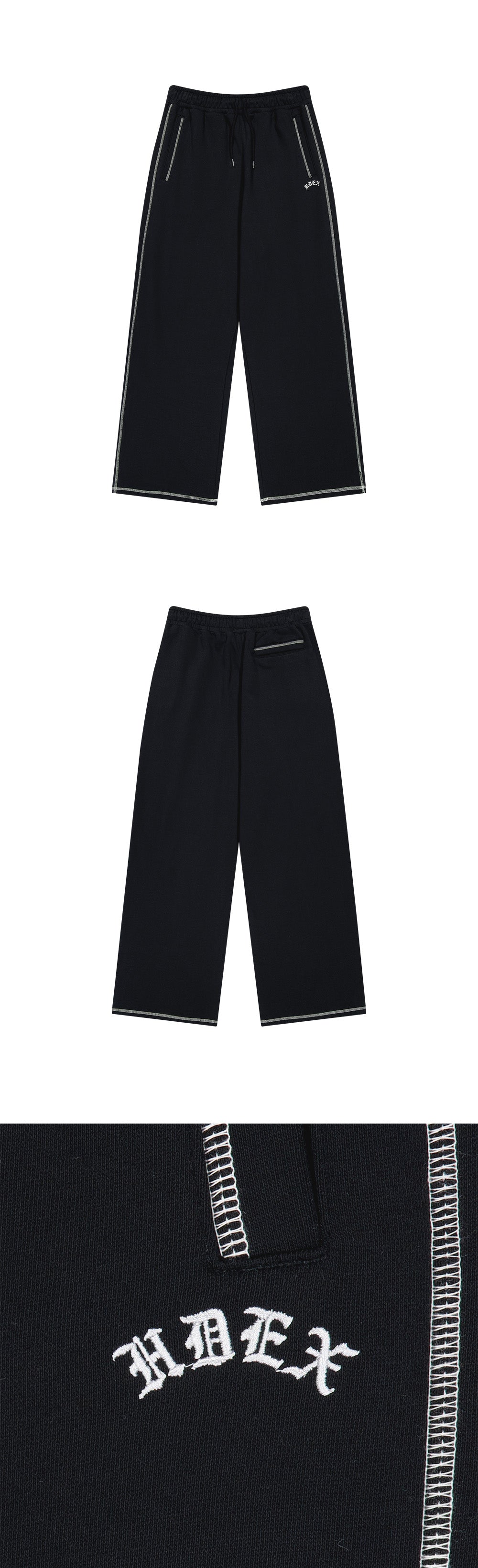 Contrast Sweat pants