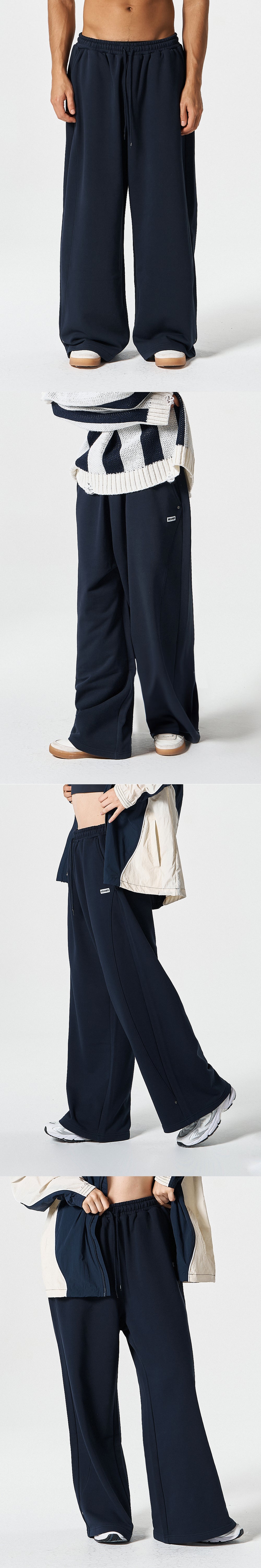 Curve Rivet Sweat pants