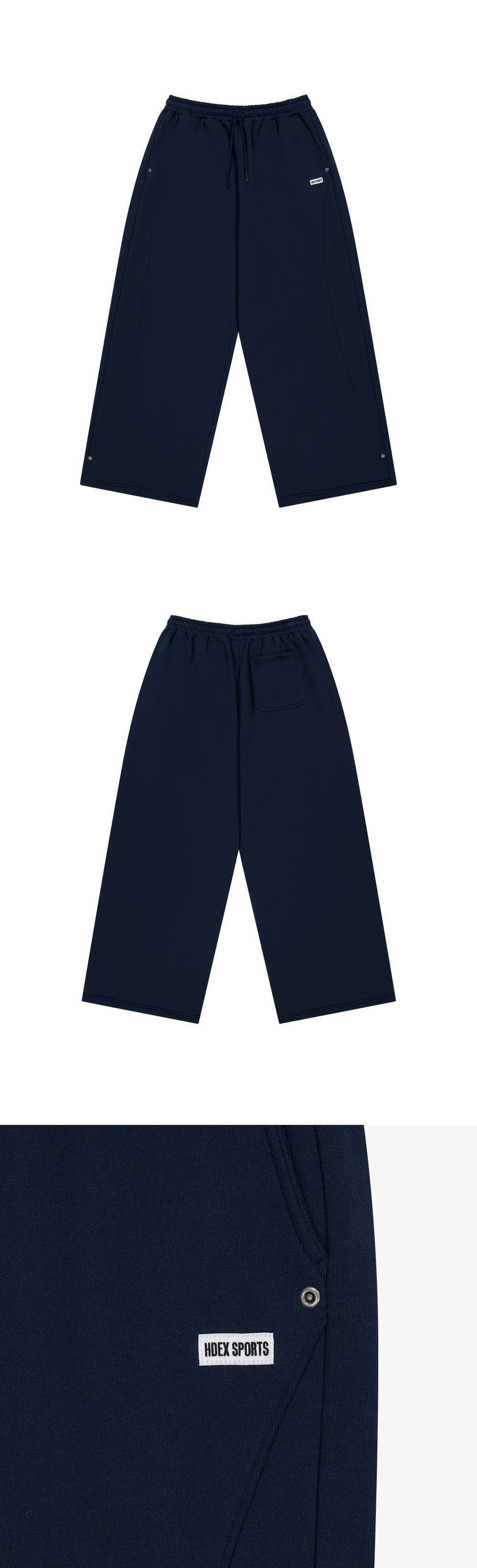 Curve Rivet Sweat pants