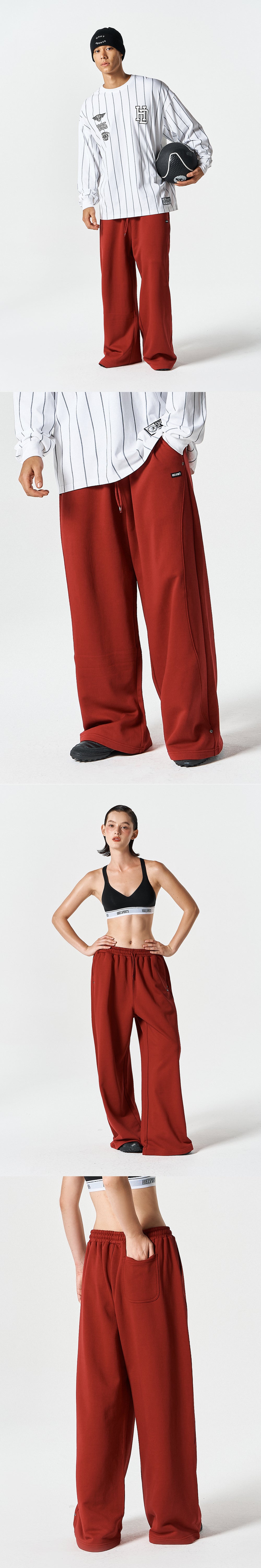 Curve Rivet Sweat pants