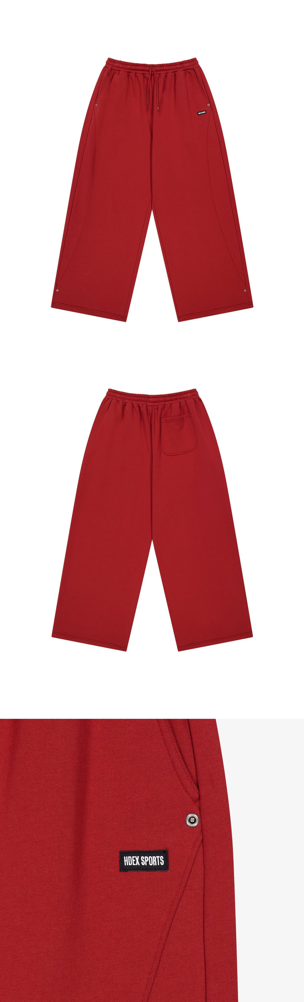 Curve Rivet Sweat pants