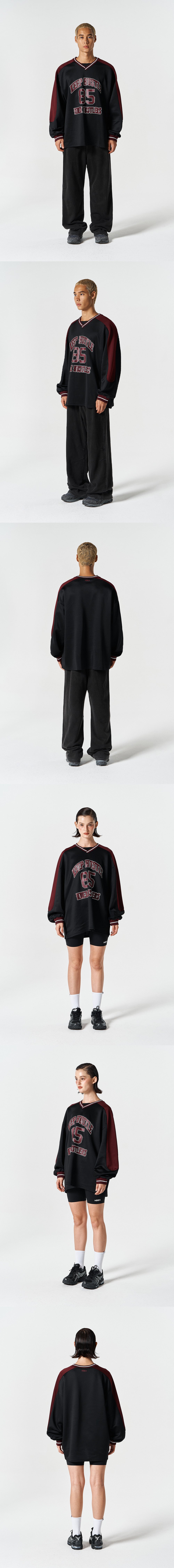Color Block Jersey Long Sleeve