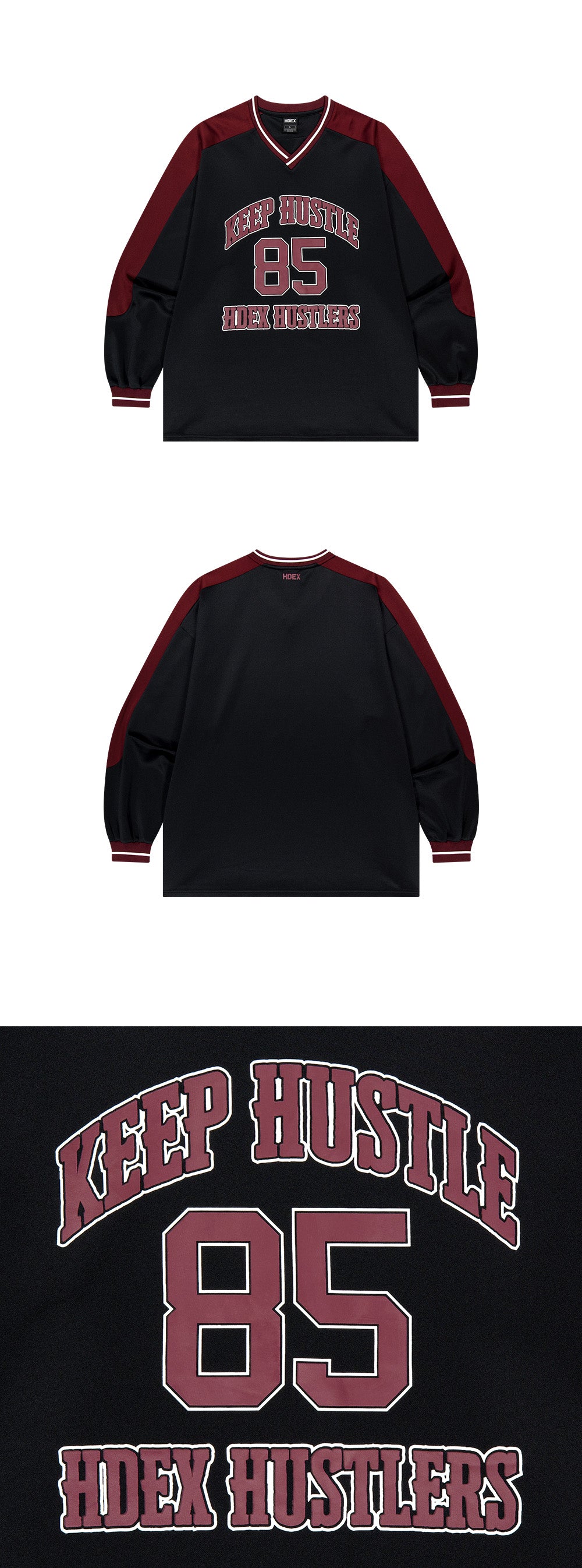 Color Block Jersey Long Sleeve