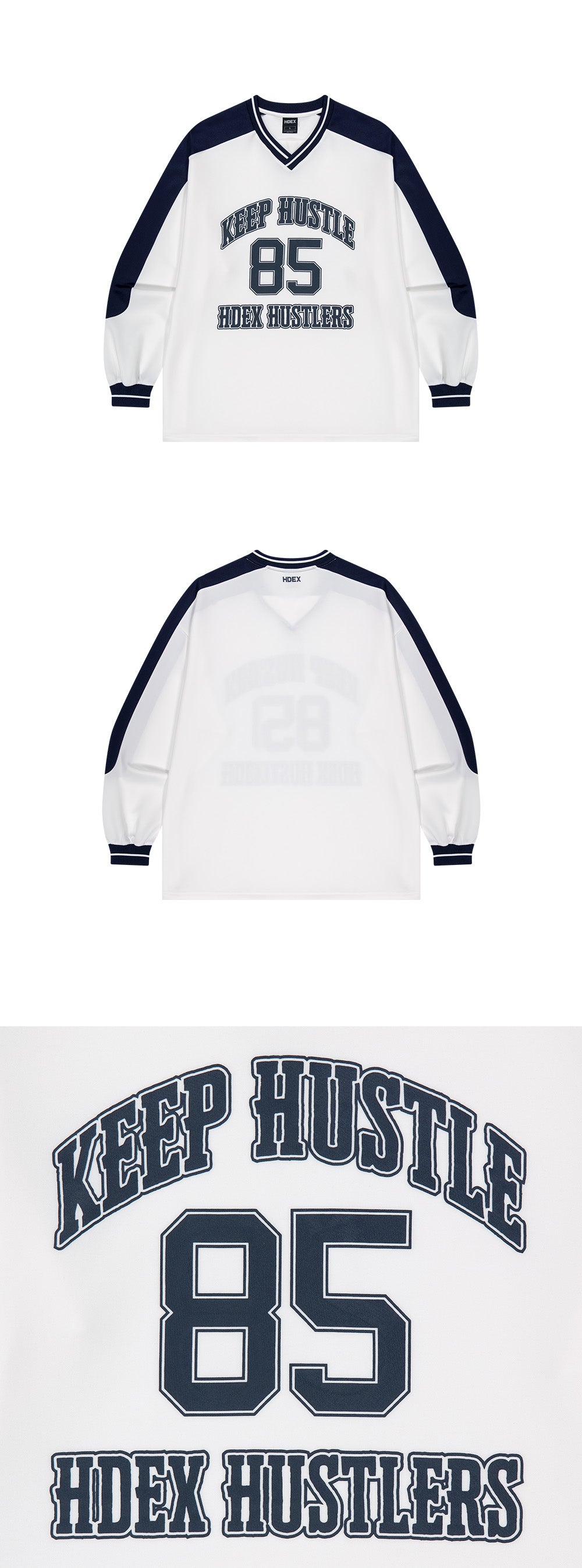 Color Block Jersey Long Sleeve