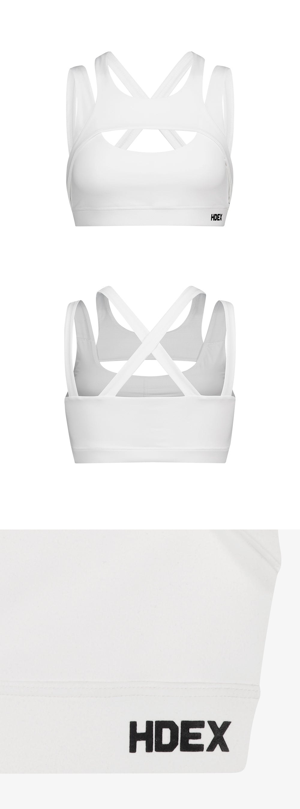 Womens Support Two Line Bra Top