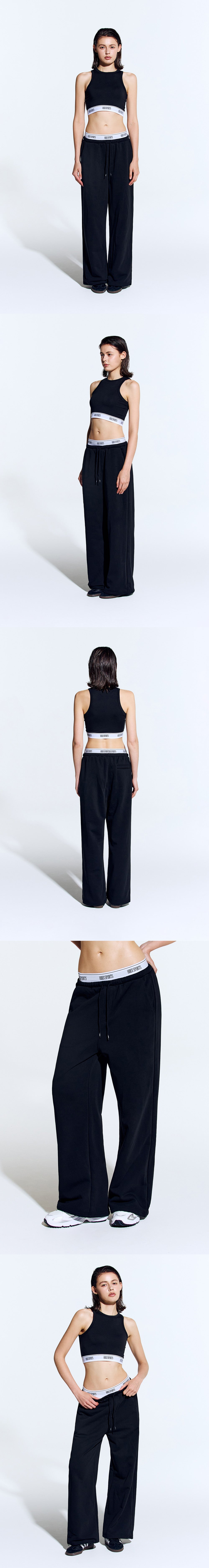 Banding Retreat Double Layer Sweat Pants