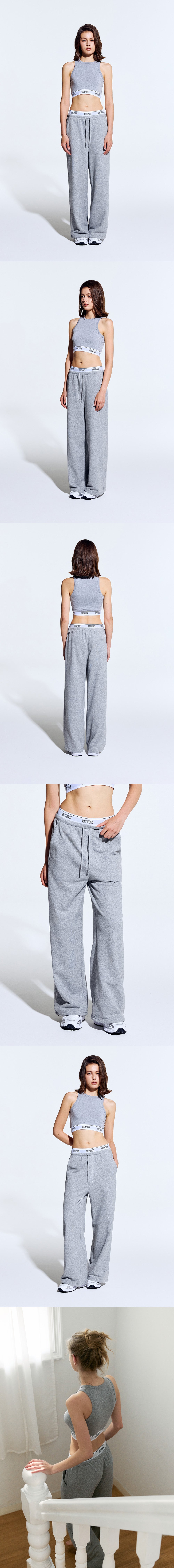 Banding Retreat Double Layer Sweat Pants