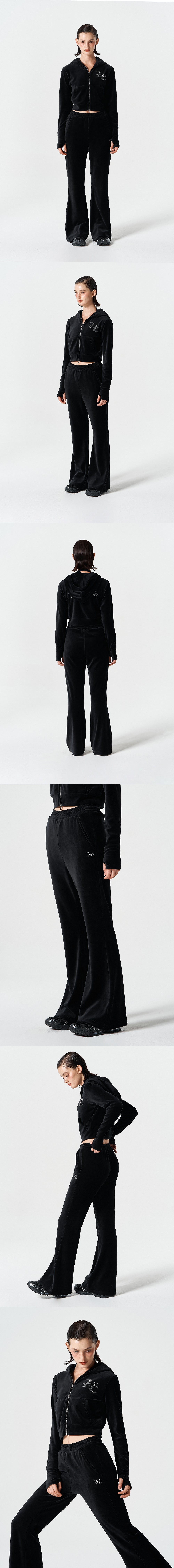 Velour Boots cut Pants