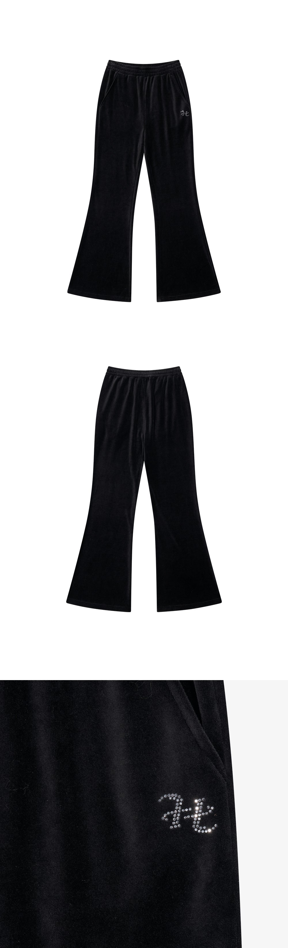 Velour Boots cut Pants
