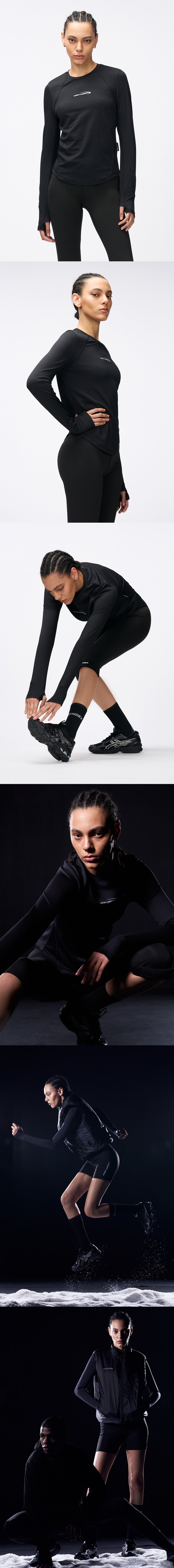 Womens Assist Waffle Performance Long Sleeve