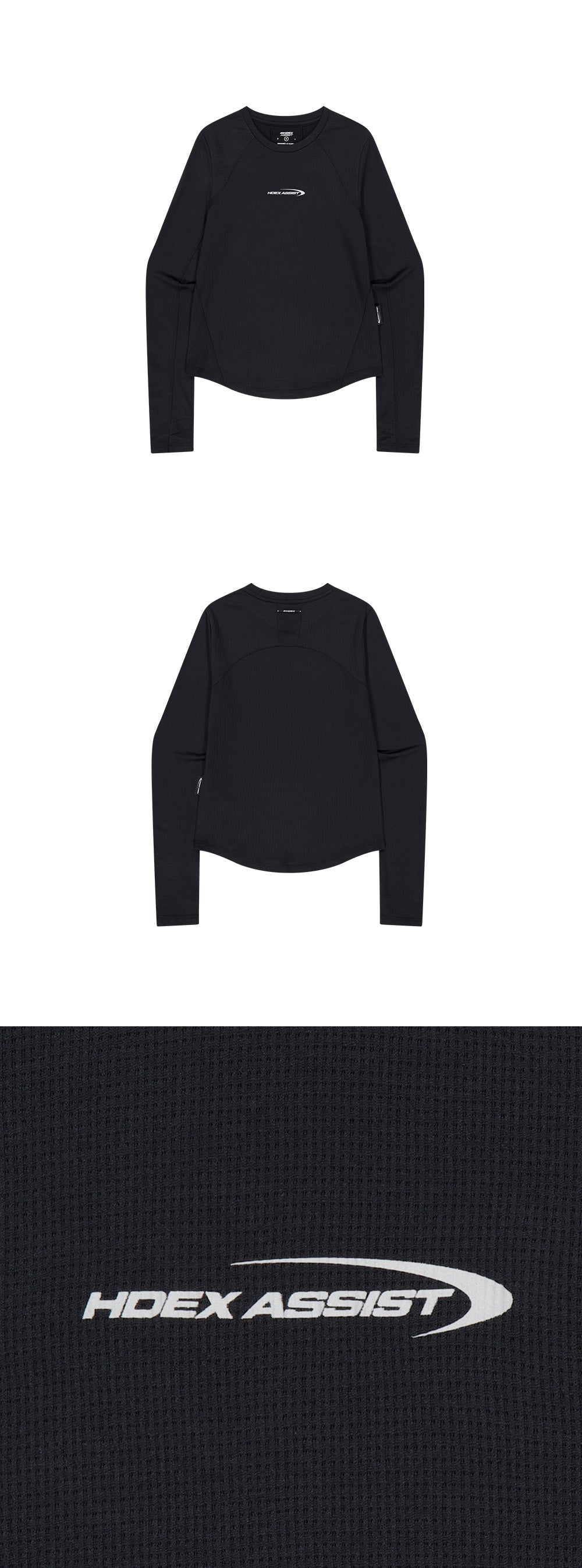 Womens Assist Waffle Performance Long Sleeve