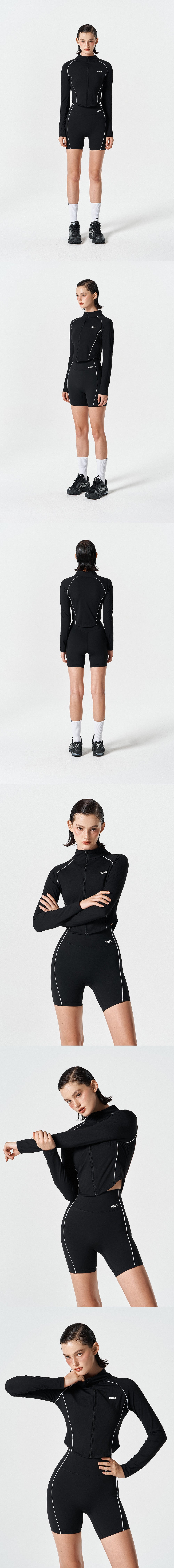 Womens Support Piping Zip-Up