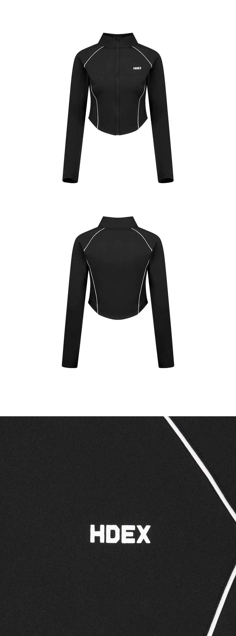 Womens Support Piping Zip-Up
