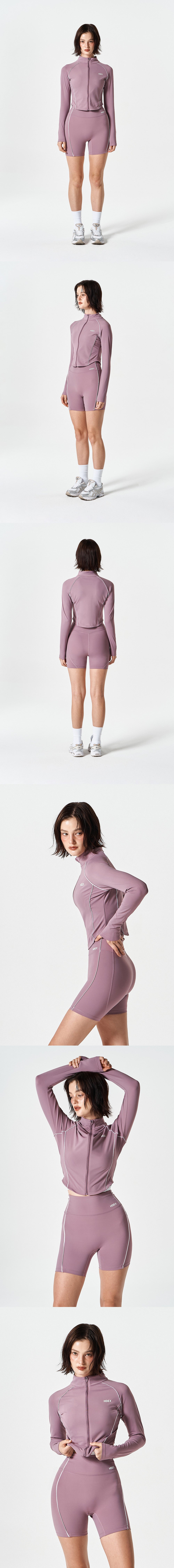 Womens Support Piping Zip-Up