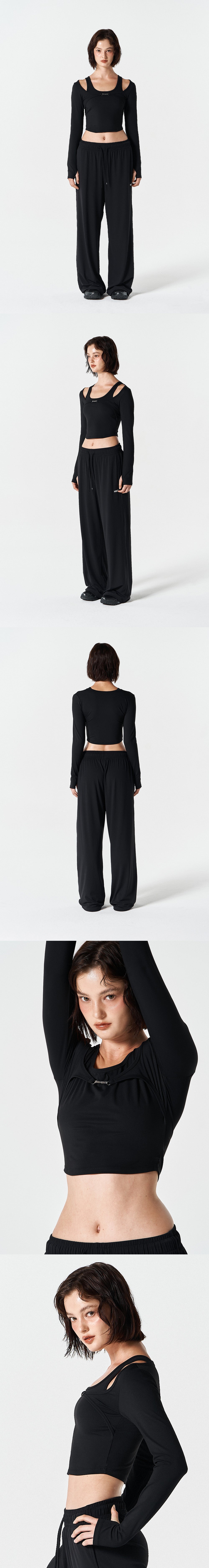 Womens Supple Layered Long Sleeve