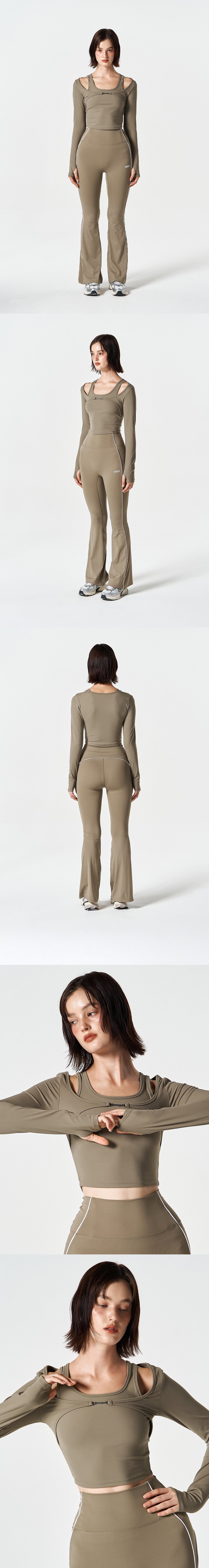 Womens Supple Layered Long Sleeve