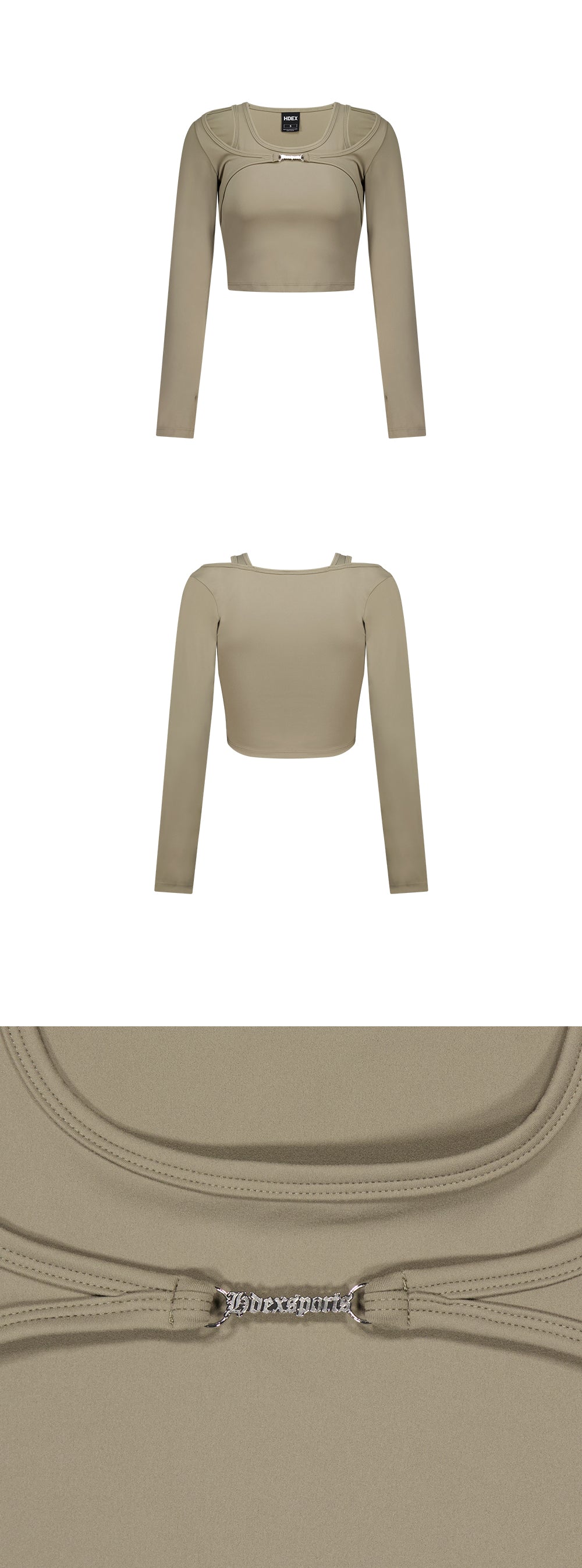 Womens Supple Layered Long Sleeve