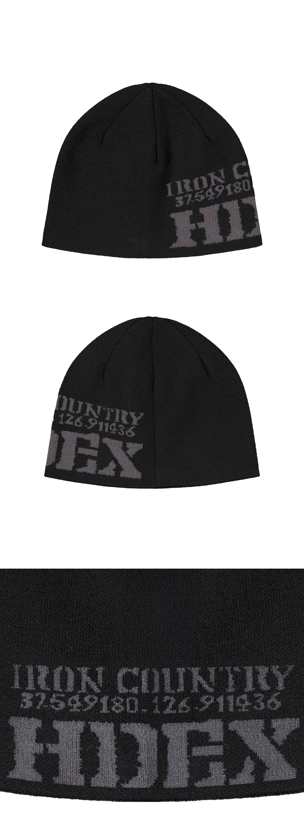Lettering Jacquard Beanie