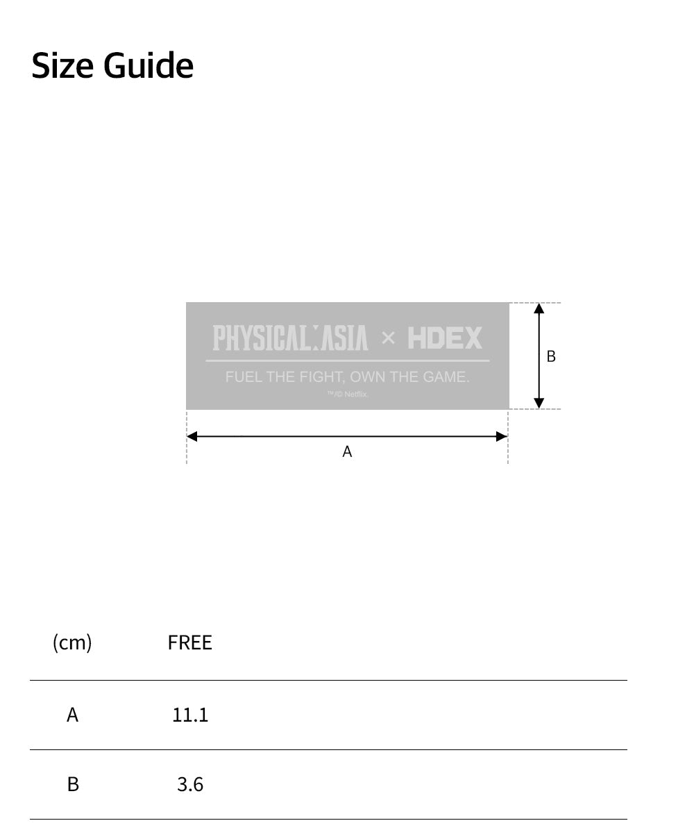 [HDEX X PHYSICAL: ASIA] Main Logo Sticker