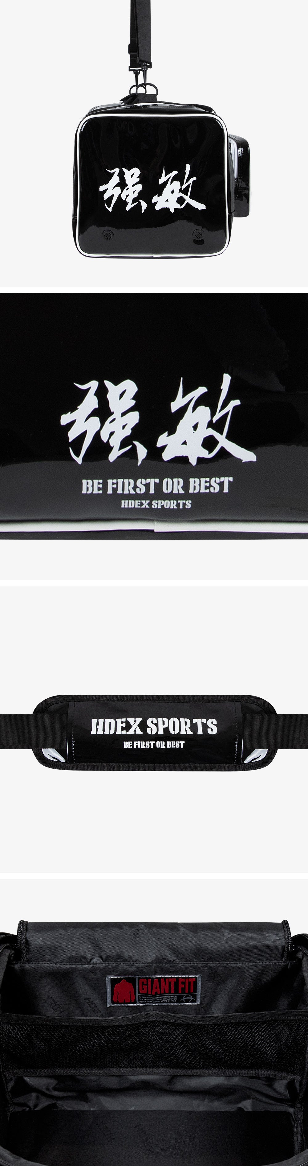 Strong Dexter Enamel Duffel Bag