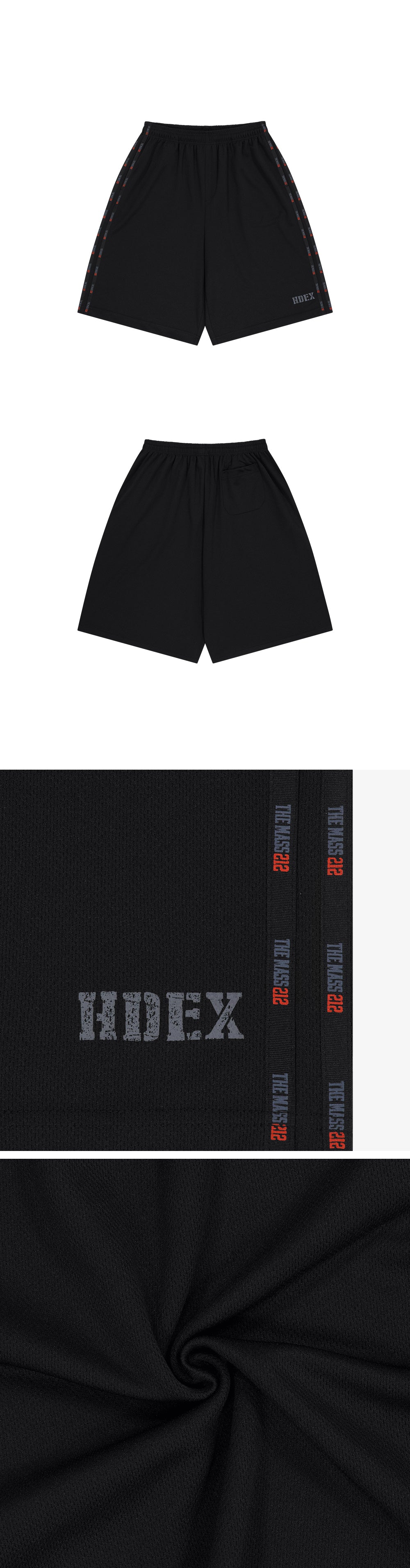 The Mass 212 Tape Mesh Bermuda Shorts