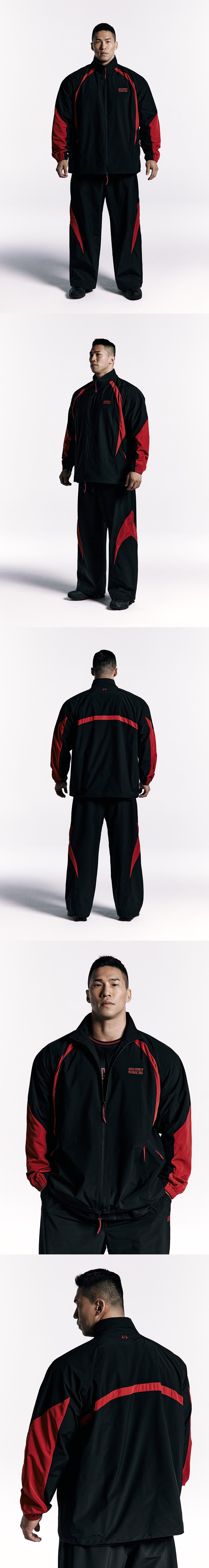 [HDEX X PHYSICAL: ASIA]  Color Block Jacket -Black