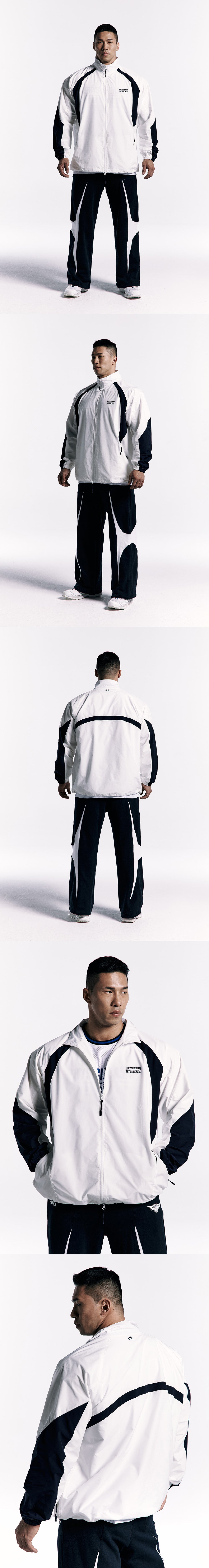 [HDEX X PHYSICAL: ASIA] Color Block Jacket-White