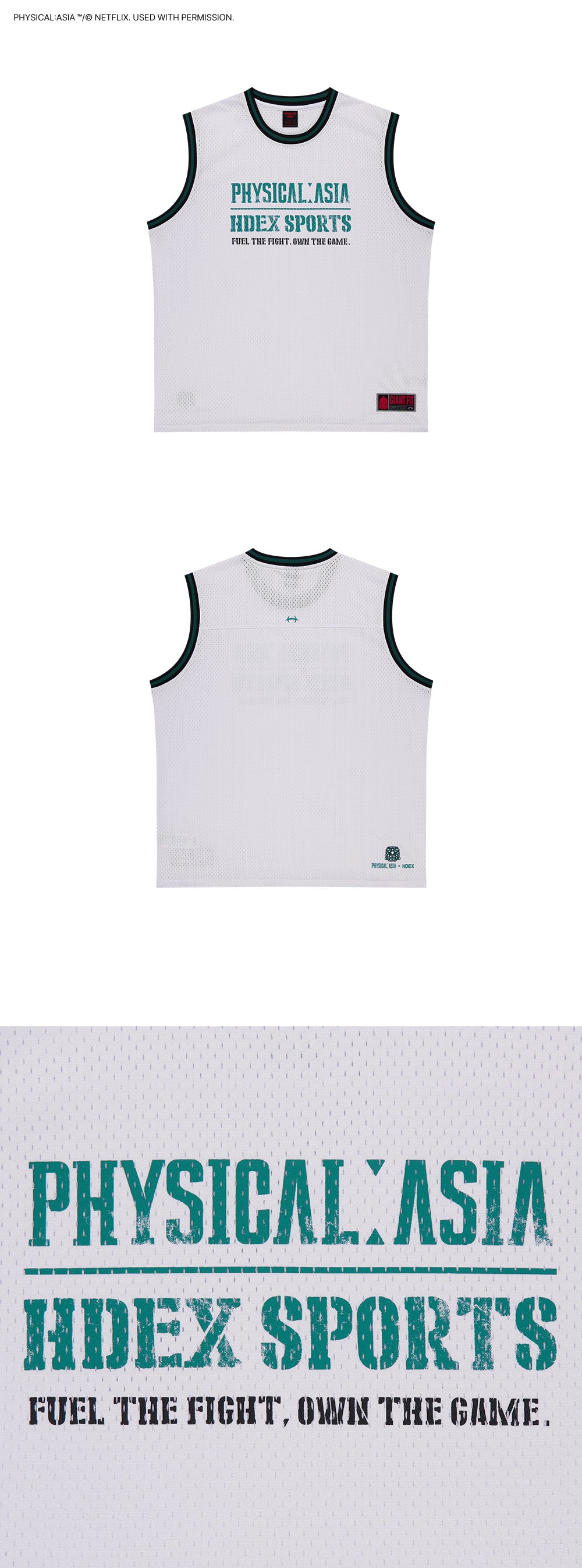 [HDEX X PHYSICAL: ASIA] Giant Fit Team Sleeveless-Green