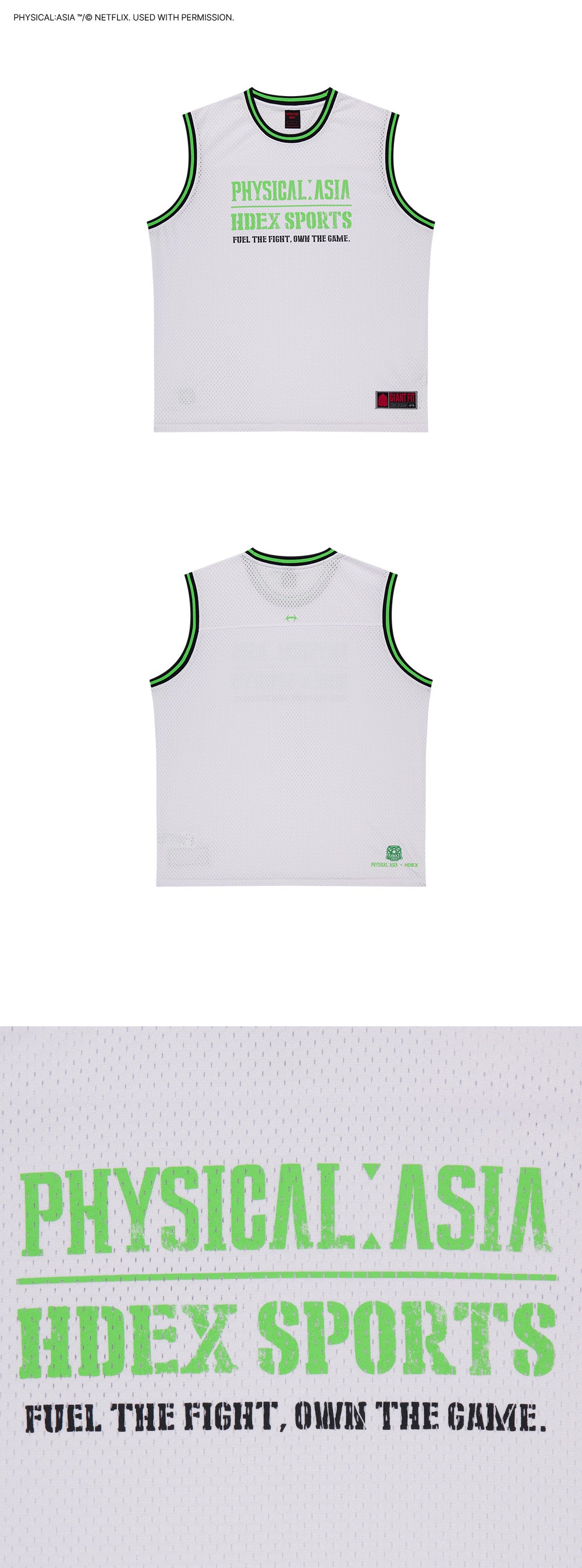 [HDEX X PHYSICAL: ASIA] Giant Fit Team Sleeveless-Neon