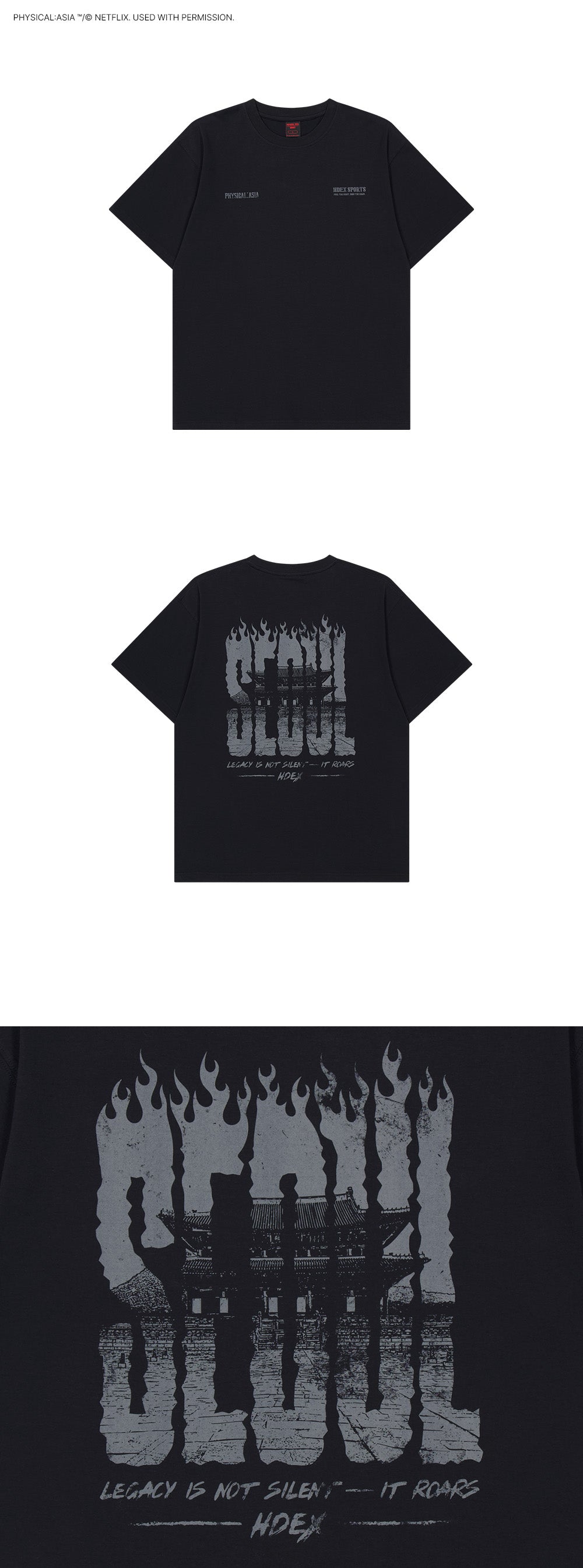 [HDEX X PHYSICAL: ASIA] Seoul Short Sleeve-Black