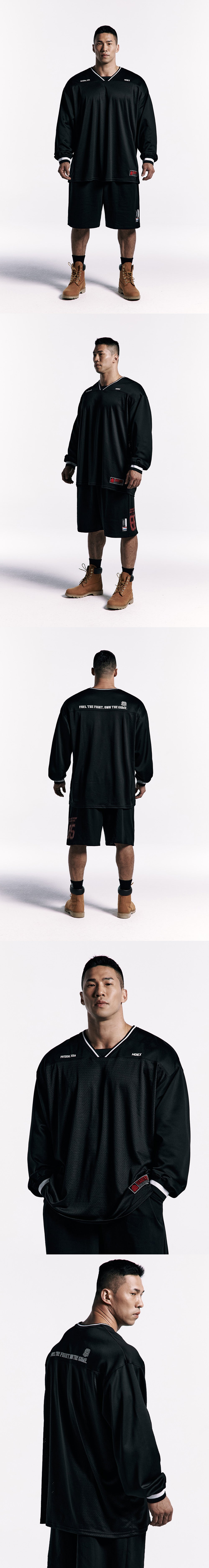 [HDEX X PHYSICAL: ASIA] Giant Fit Track Long Sleeve-Black