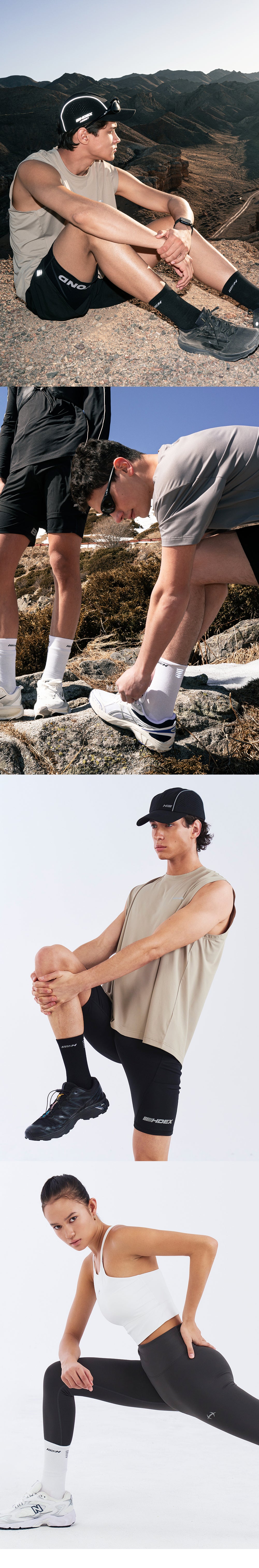 Assist Mesh High Socks