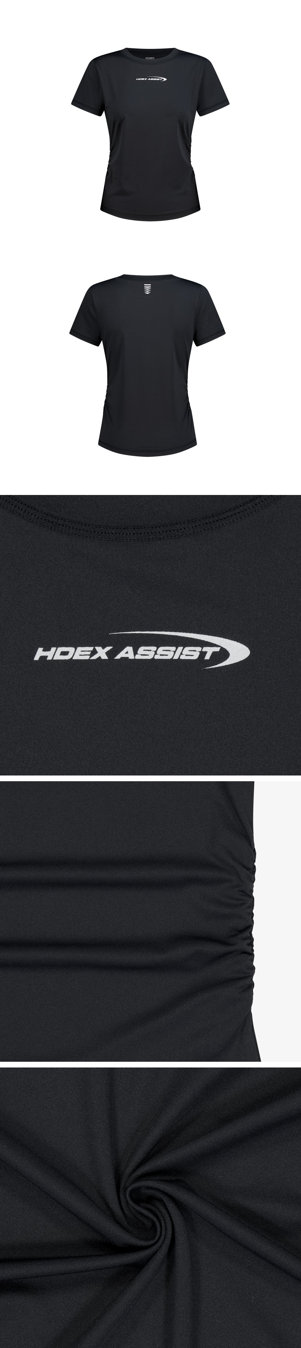 Women`s Assist Shirring Short Sleeve