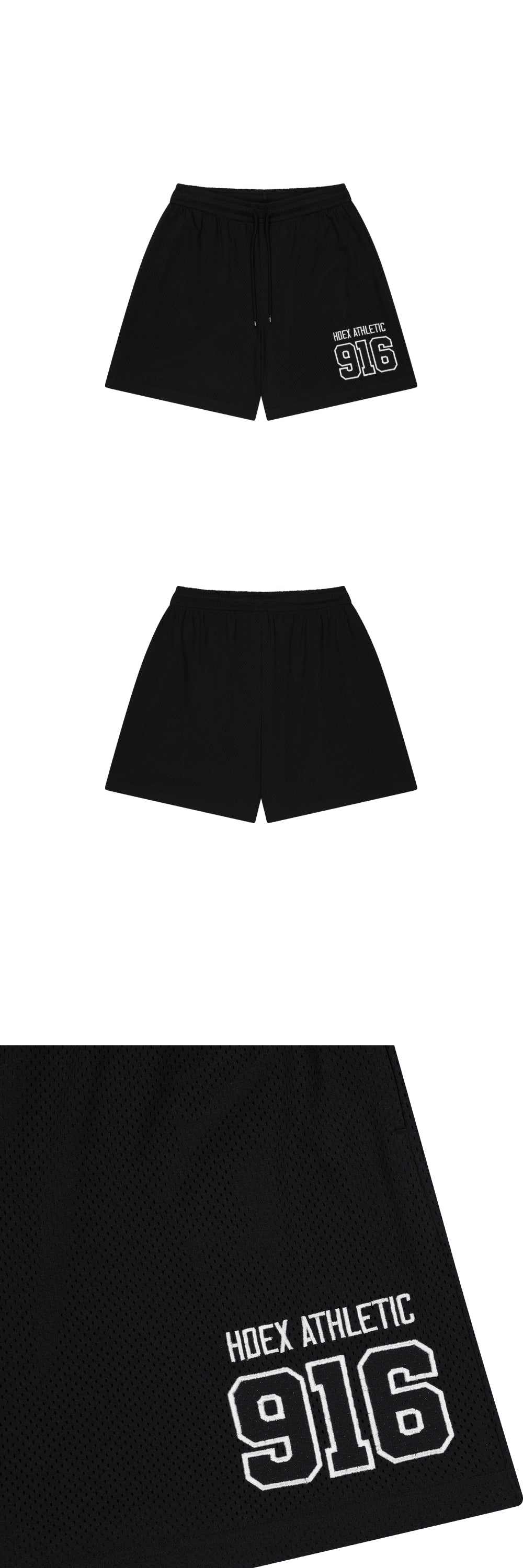 916 Solid Mesh Shorts