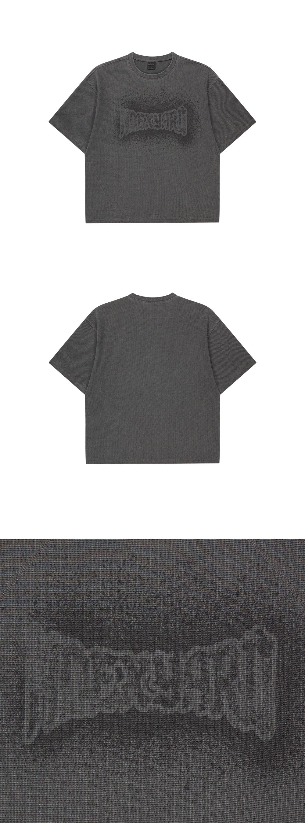 Pigment Cutline Waffle Short Sleeve